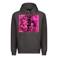 Smoke strong breast cancer Premium Hoodie - RanaPortraitStore