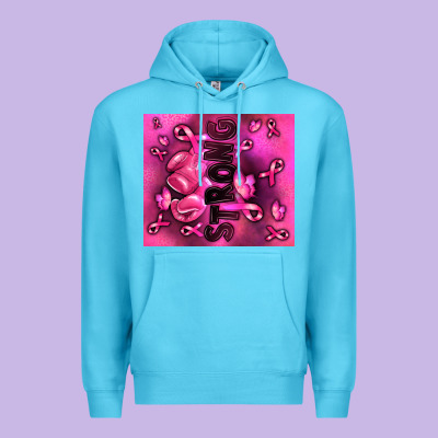 Premium Hoodie strong breast cancer