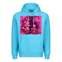 Ocean Blue strong breast cancer Premium Hoodie - RanaPortraitStore