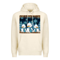 Tofu snowman winter Premium Hoodie - RanaPortraitStore