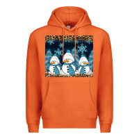 Carrot snowman winter Premium Hoodie - RanaPortraitStore