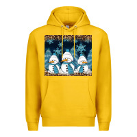 Lemon snowman winter Premium Hoodie - RanaPortraitStore