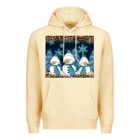 Pina Colada snowman winter Premium Hoodie - RanaPortraitStore