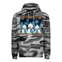 Slate Camo snowman winter Premium Hoodie - RanaPortraitStore
