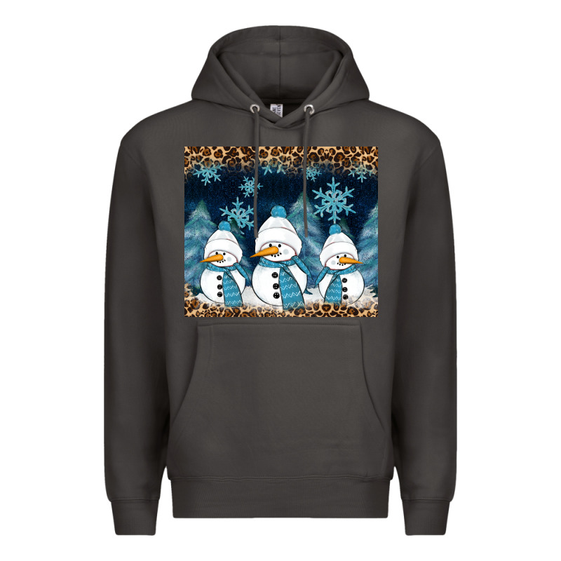 Snowman Winter Premium Hoodie by RanaPortraitStore | Teevron