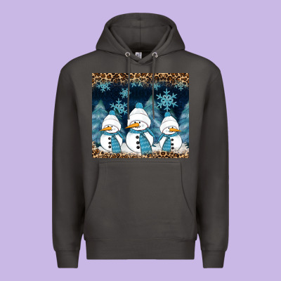 Premium Hoodie snowman winter