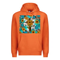 Carrot sunflower cross cowhide gemstones Premium Hoodie - RanaPortraitStore