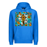 True Royal sunflower cross cowhide gemstones Premium Hoodie - RanaPortraitStore