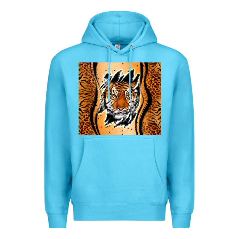 Tiger Scratch Mark Premium Hoodie by RanaPortraitStore | Teevron