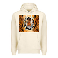 Tofu tiger scratch mark Premium Hoodie - RanaPortraitStore