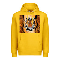 Lemon tiger scratch mark Premium Hoodie - RanaPortraitStore