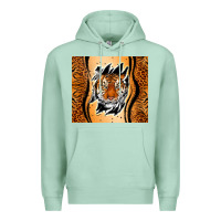 Seafoam tiger scratch mark Premium Hoodie - RanaPortraitStore