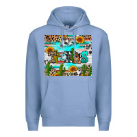 Colony Blue texas Premium Hoodie - RanaPortraitStore