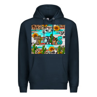 Navy texas Premium Hoodie - RanaPortraitStore