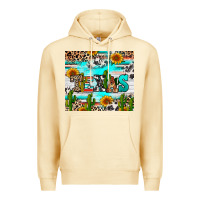 Pina Colada texas Premium Hoodie - RanaPortraitStore
