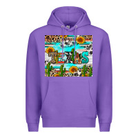 Purple texas Premium Hoodie - RanaPortraitStore