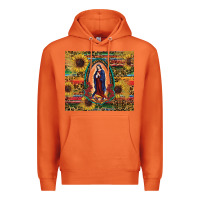 Carrot sunflower serape lady of guadalupe Premium Hoodie - RanaPortraitStore