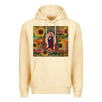Pina Colada sunflower serape lady of guadalupe Premium Hoodie - RanaPortraitStore