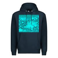 Navy turquoise gemstone Premium Hoodie - RanaPortraitStore