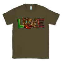 Army Green Christmas boots love Classic Tee - RanaPortraitStore