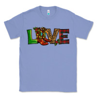 Colony Blue Christmas boots love Classic Tee - RanaPortraitStore