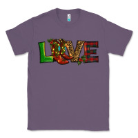 Lavender Christmas boots love Classic Tee - RanaPortraitStore