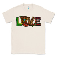 Natural Christmas boots love Classic Tee - RanaPortraitStore