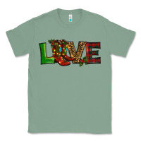 Sage Christmas boots love Classic Tee - RanaPortraitStore
