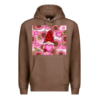 Chestnut valentines day gnomes Premium Hoodie - RanaPortraitStore
