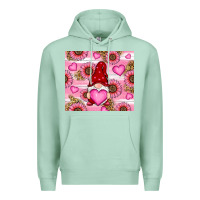 Seafoam valentines day gnomes Premium Hoodie - RanaPortraitStore