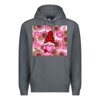 Rock valentines day gnomes Premium Hoodie - RanaPortraitStore