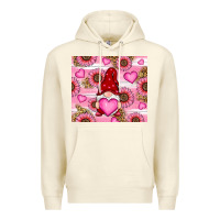 Sandshell valentines day gnomes Premium Hoodie - RanaPortraitStore
