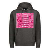 Charcoal Heather warrior breast cancer Premium Hoodie - RanaPortraitStore
