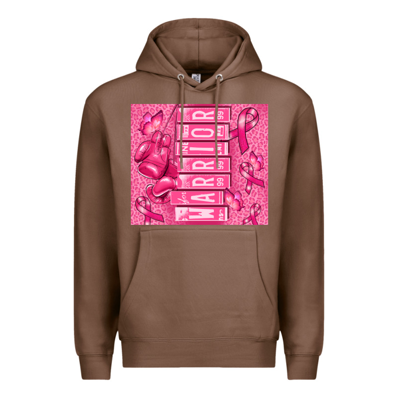 Warrior Breast Cancer Premium Hoodie by RanaPortraitStore | Teevron