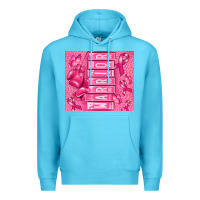 Ocean Blue warrior breast cancer Premium Hoodie - RanaPortraitStore