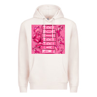 Pale Pink warrior breast cancer Premium Hoodie - RanaPortraitStore