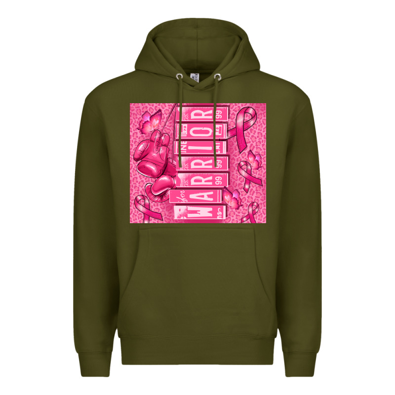 Warrior Breast Cancer Premium Hoodie by RanaPortraitStore | Teevron