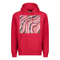 Cardinal valentines day watercolor Premium Hoodie - RanaPortraitStore