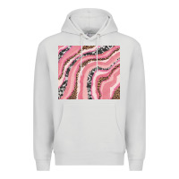 Dove Grey valentines day watercolor Premium Hoodie - RanaPortraitStore