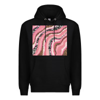 Black valentines day watercolor Premium Hoodie - RanaPortraitStore