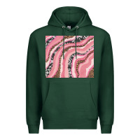 Sports Green valentines day watercolor Premium Hoodie - RanaPortraitStore