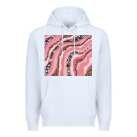 White valentines day watercolor Premium Hoodie - RanaPortraitStore