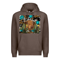 Coffee western cow Premium Hoodie - RanaPortraitStore
