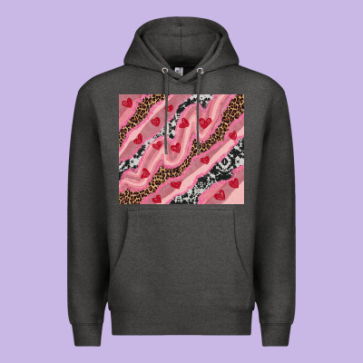 Premium Hoodie valentines day pinky