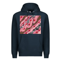 Navy valentines day pinky Premium Hoodie - RanaPortraitStore