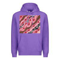 Purple valentines day pinky Premium Hoodie - RanaPortraitStore