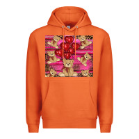 Carrot valentines day teddy bear tumbler Premium Hoodie - RanaPortraitStore