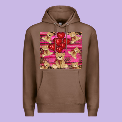 Premium Hoodie valentines day teddy bear tumbler