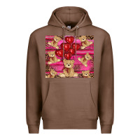 Chestnut valentines day teddy bear tumbler Premium Hoodie - RanaPortraitStore