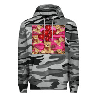 Slate Camo valentines day teddy bear tumbler Premium Hoodie - RanaPortraitStore